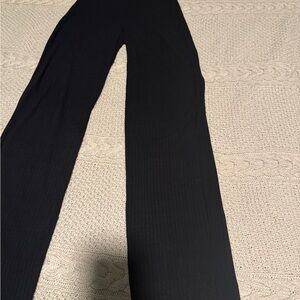 Elegant Black Wide Leg Women's Pants